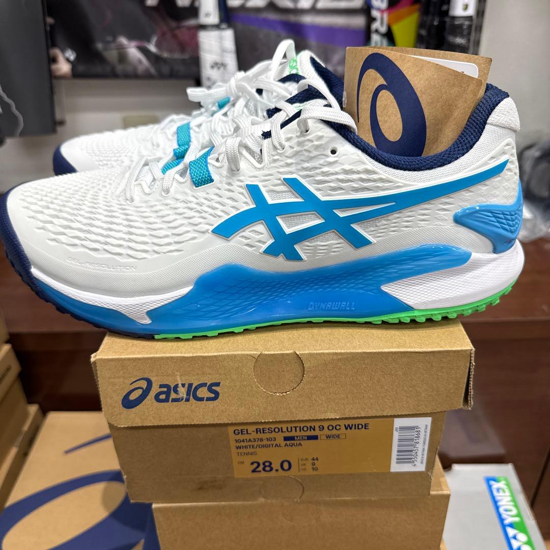 シューズ(男性用) ASICS GEL-RESOLUTION 9 OC WIDE 28.0cm