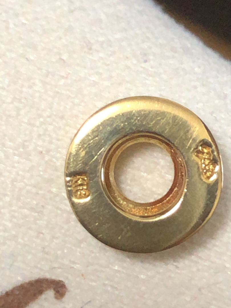 激レア　アガットK18 パール　サークルチャーム