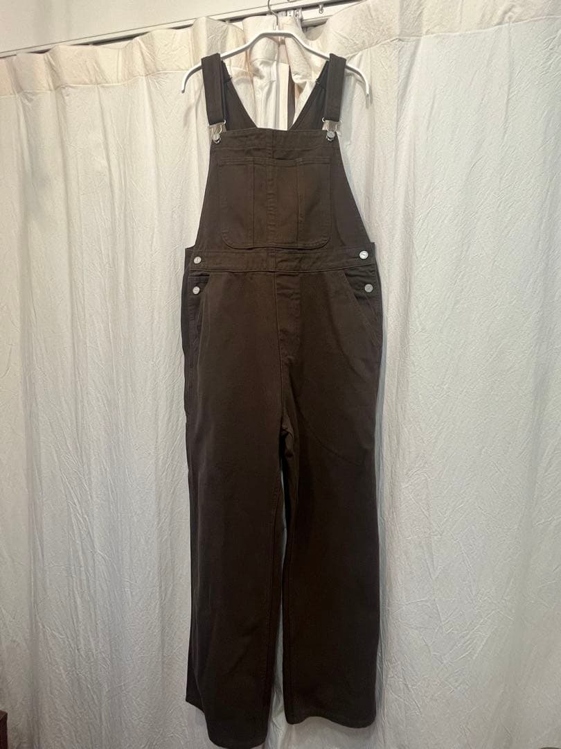 nokchaブラウンオーバーオール