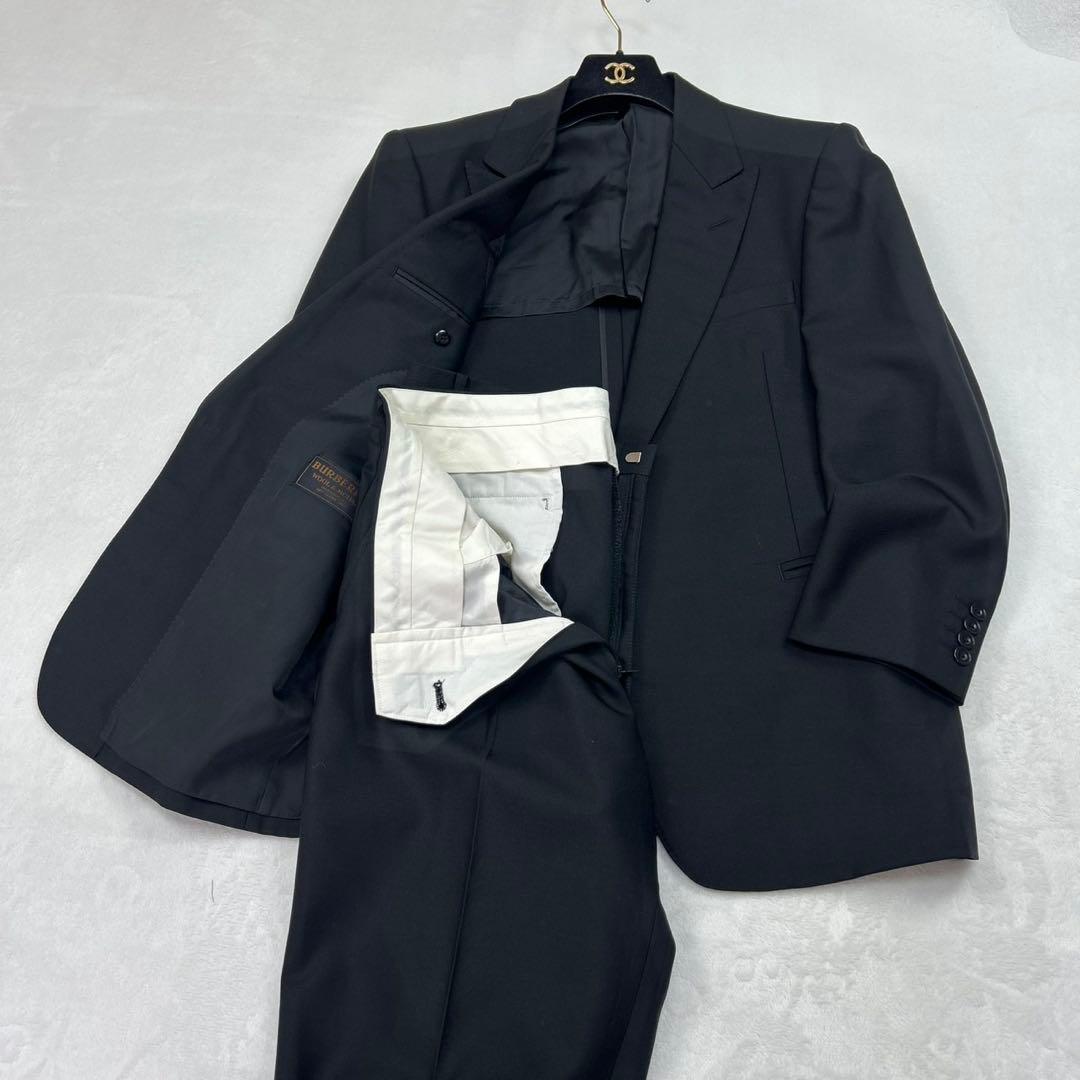 E920 美品 AB5 M バーバリー フォーマル タキシード スーツ メンズ