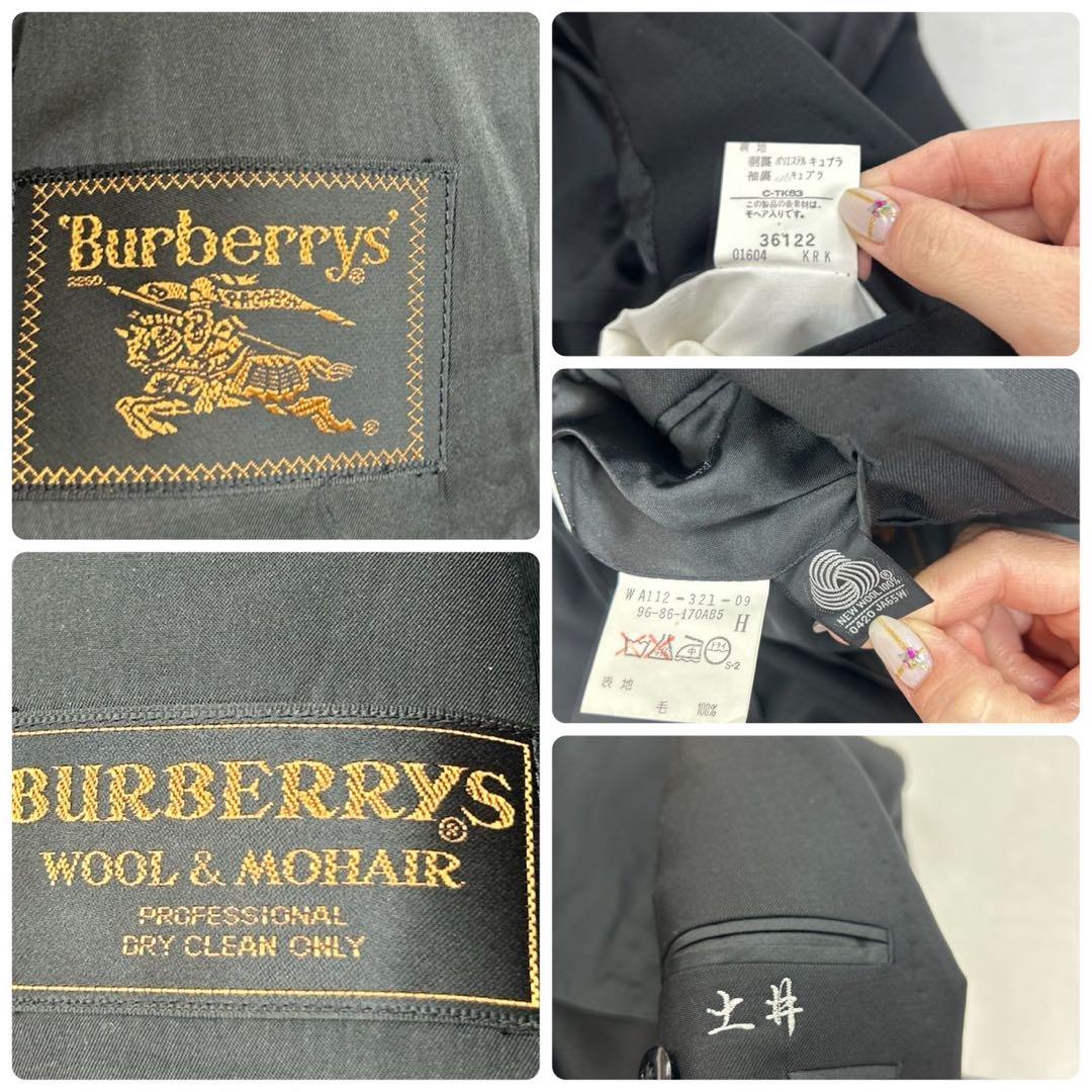 E920 美品 AB5 M バーバリー フォーマル タキシード スーツ メンズ