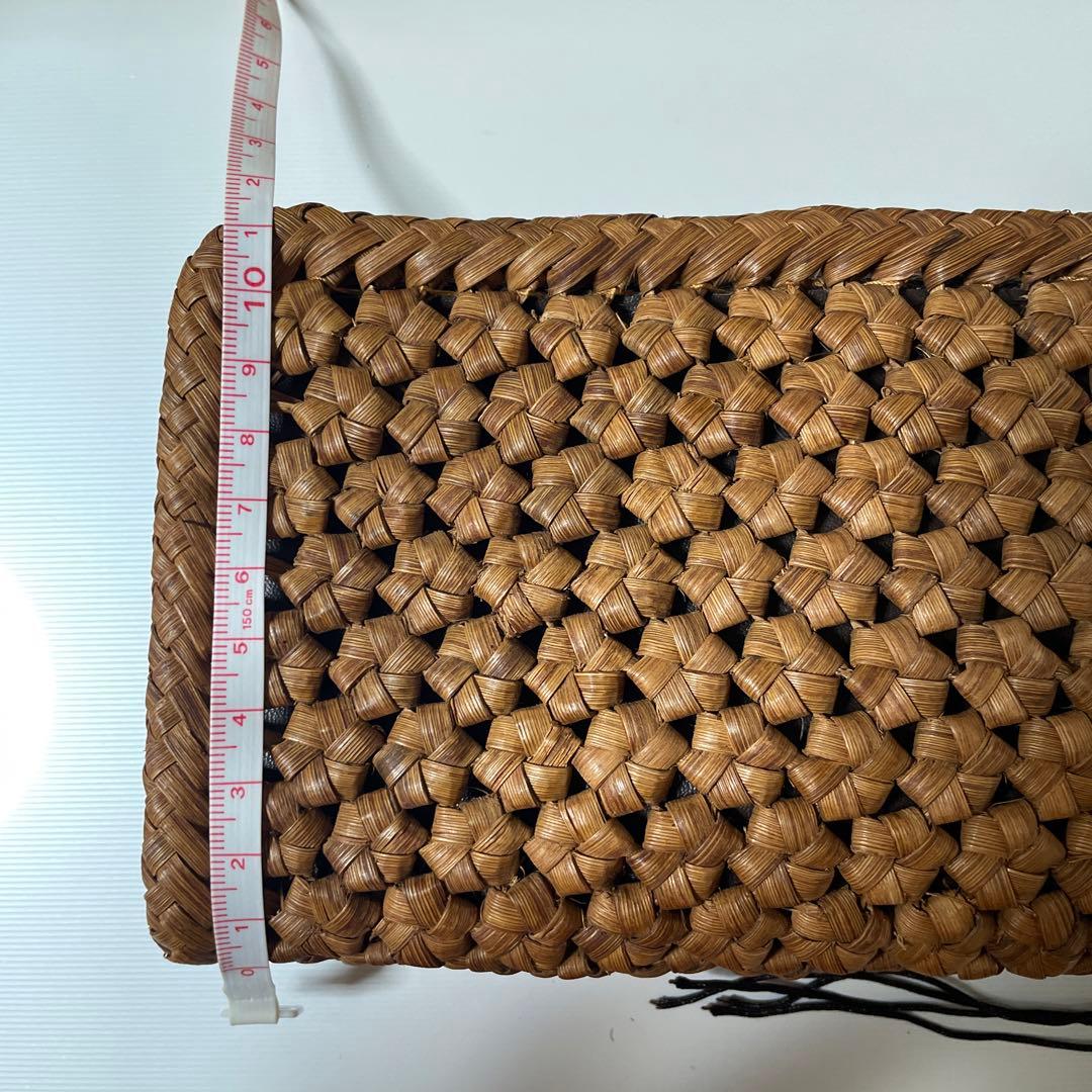 山葡萄　長財布　本革　六角　花結び