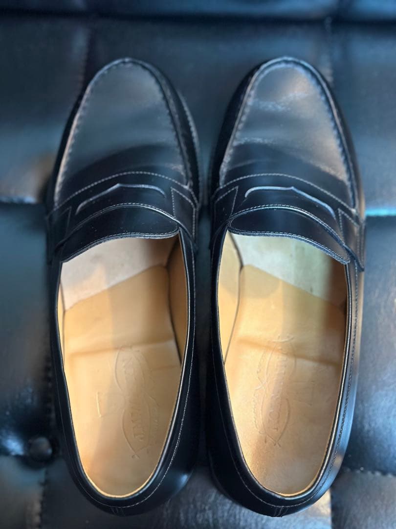 J.M. WESTON 黒ローファー 6D