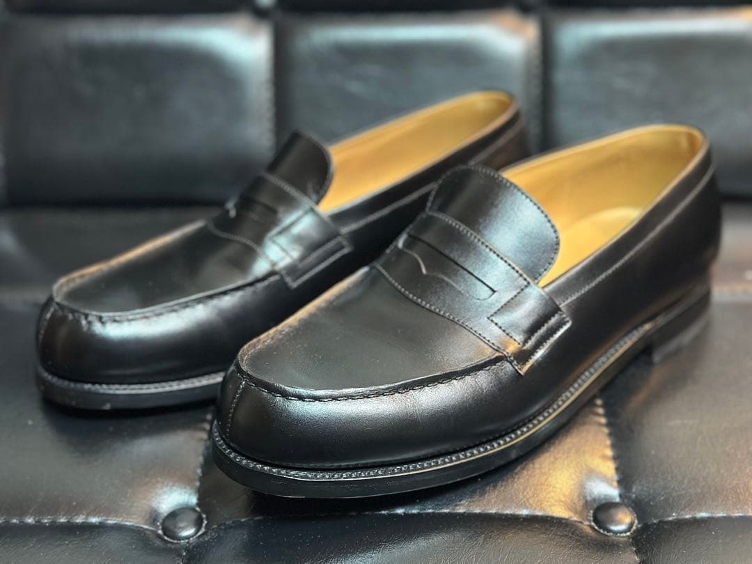 J.M. WESTON 黒ローファー 6D