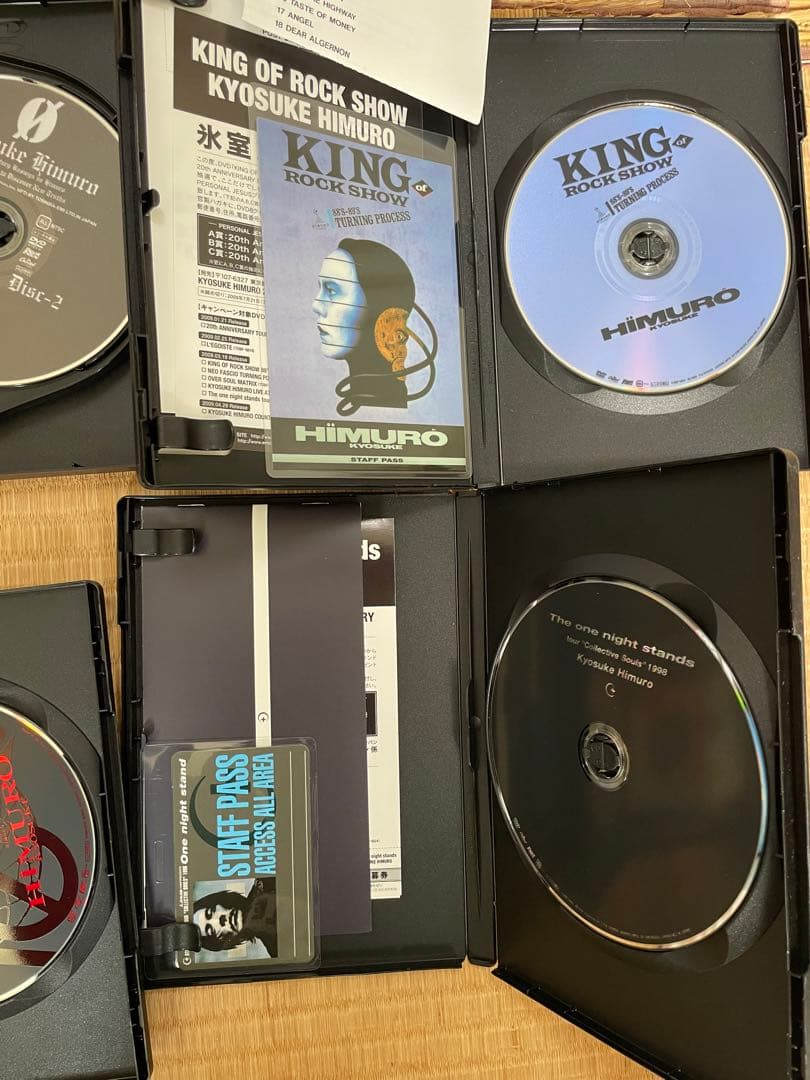 【新品級】氷室京介 DVD 15点 ★スタッフパス完備★ LASTGIGS銀テ付