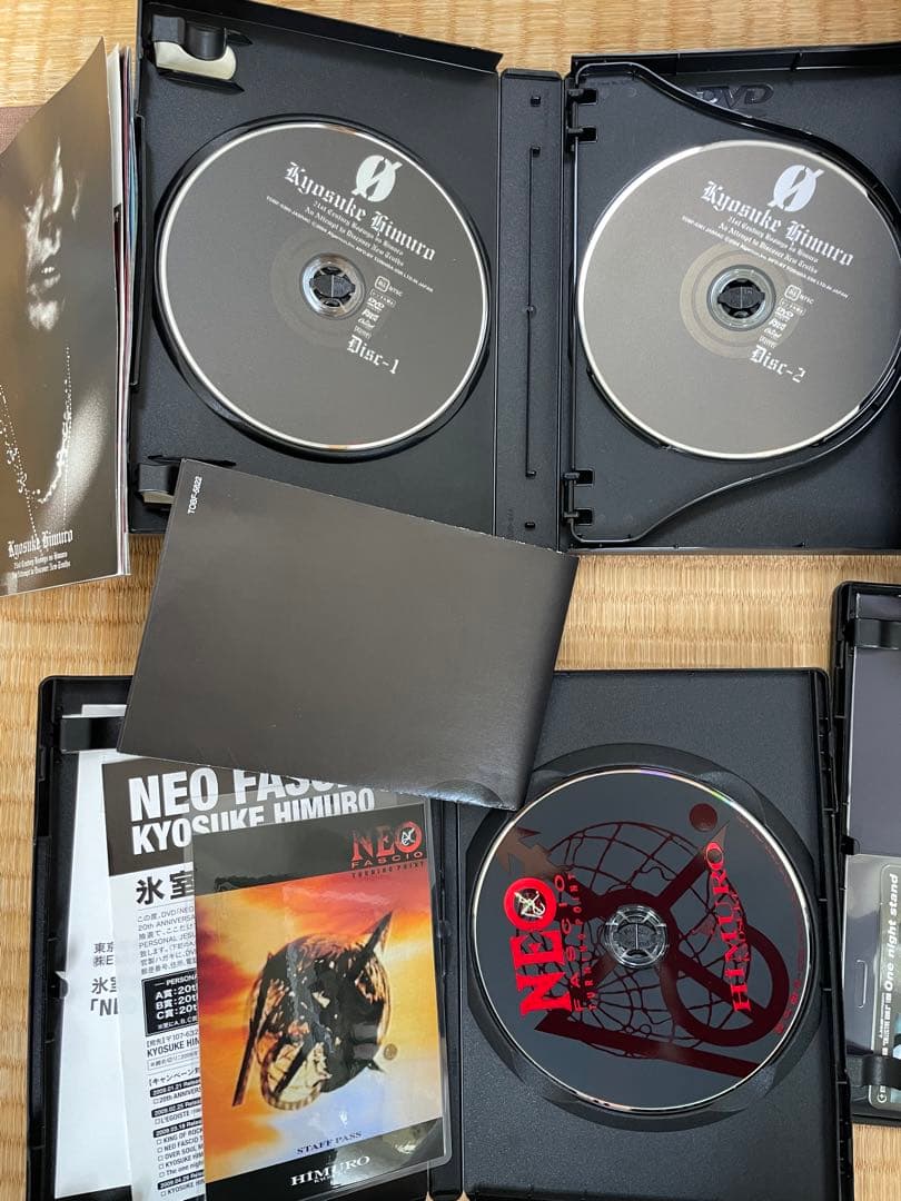 【新品級】氷室京介 DVD 15点 ★スタッフパス完備★ LASTGIGS銀テ付