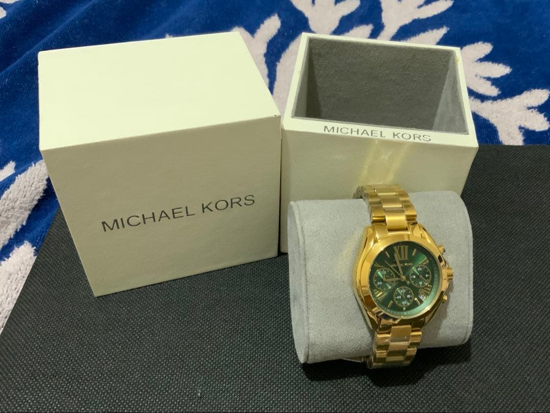 ベイブ 新品マイケルコース時計 レディースクォーツBradshawゴールド