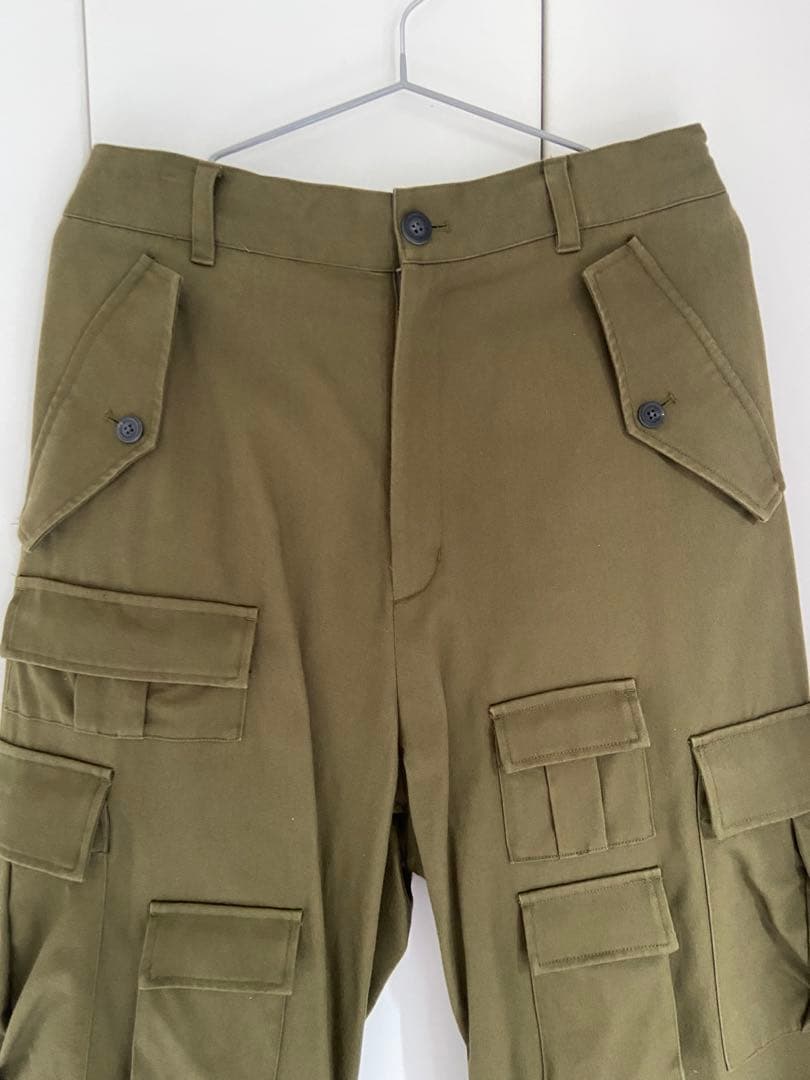 MAISON SPECIALマルチポケットワイドサイドスリットカーゴパンツ