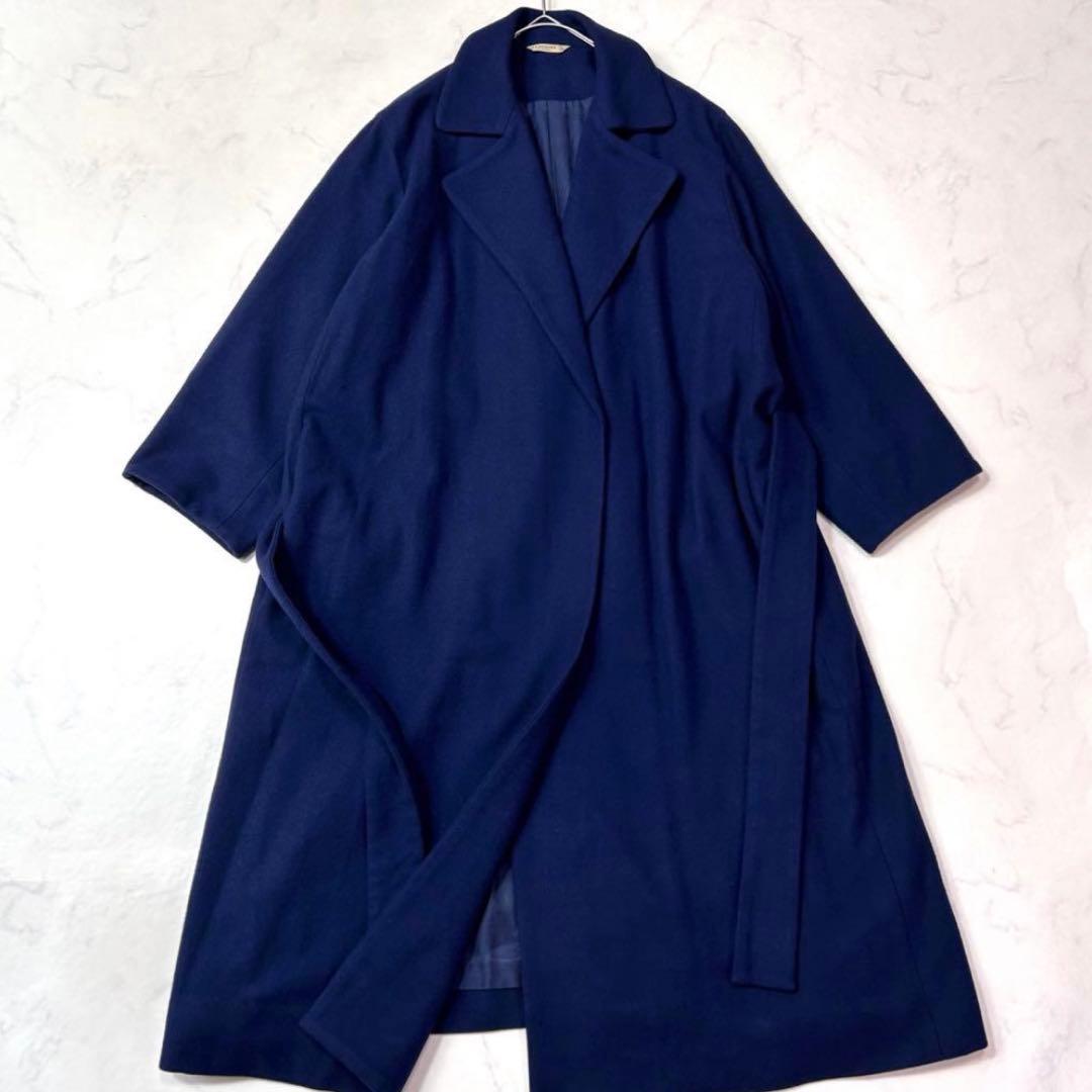 arts&scienceアーツアンドサイエンス ウール ボタンレス ラップコート