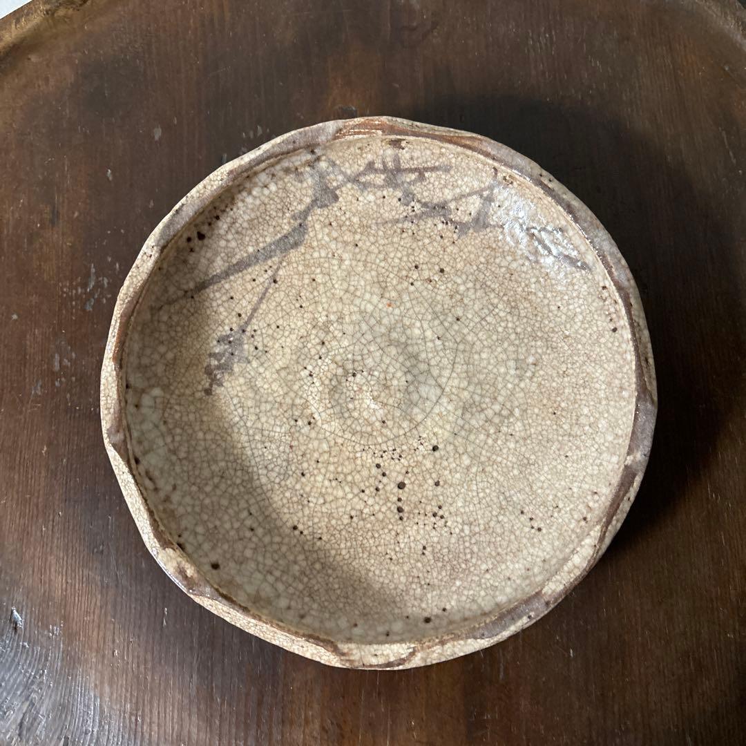 絵瀬戸小鉢 木箱付　志野　美濃　瀬戸　古美術　懐石　酒器　唐津　備前　李朝