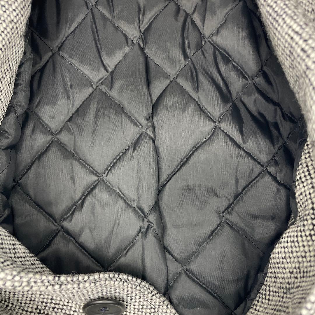 希少！ ショット Pコート シングル ツイード風 グレー USA製