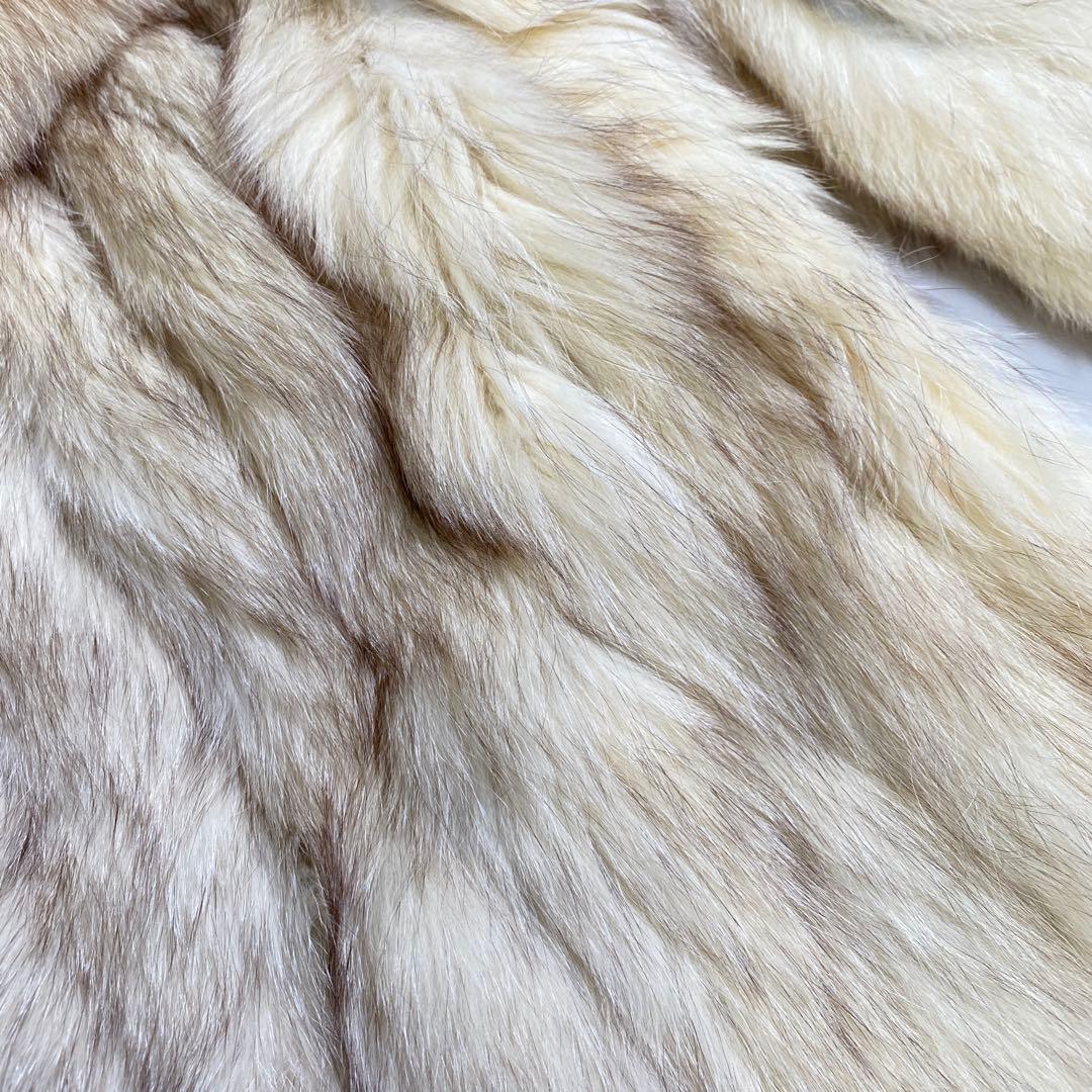 希少♡ヴィンテージ 高級毛皮 ゴールデンフォックスファーコート ショールカラー