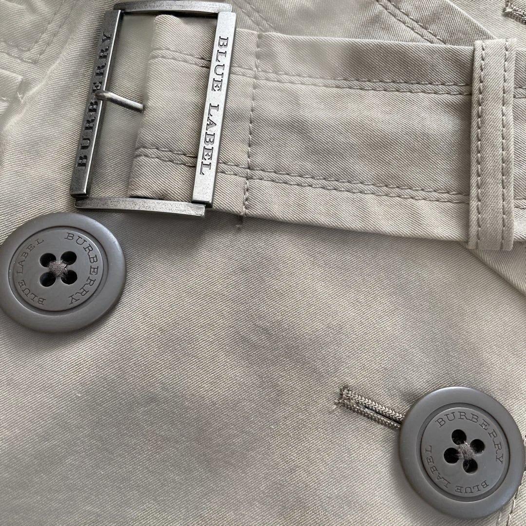 legeer バーバリーブルーレーベル トレンチジレ