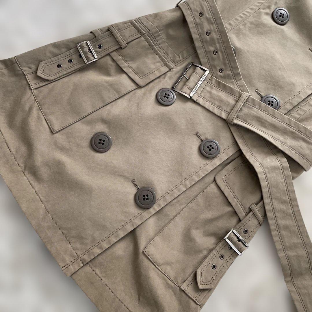 legeer バーバリーブルーレーベル トレンチジレ