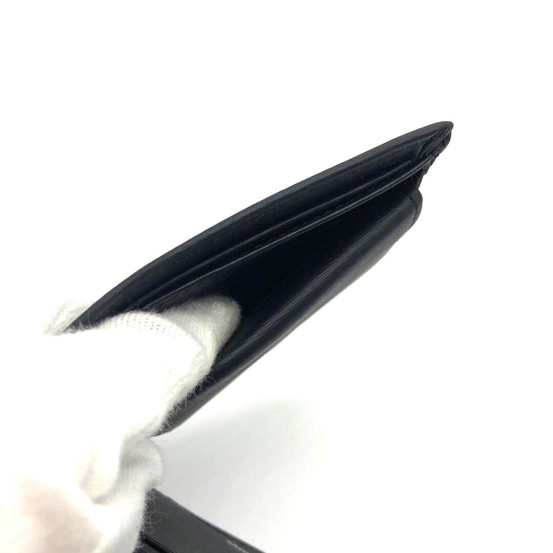 未使用☆ポーター カレント レザー　二つ折り財布 ブラック