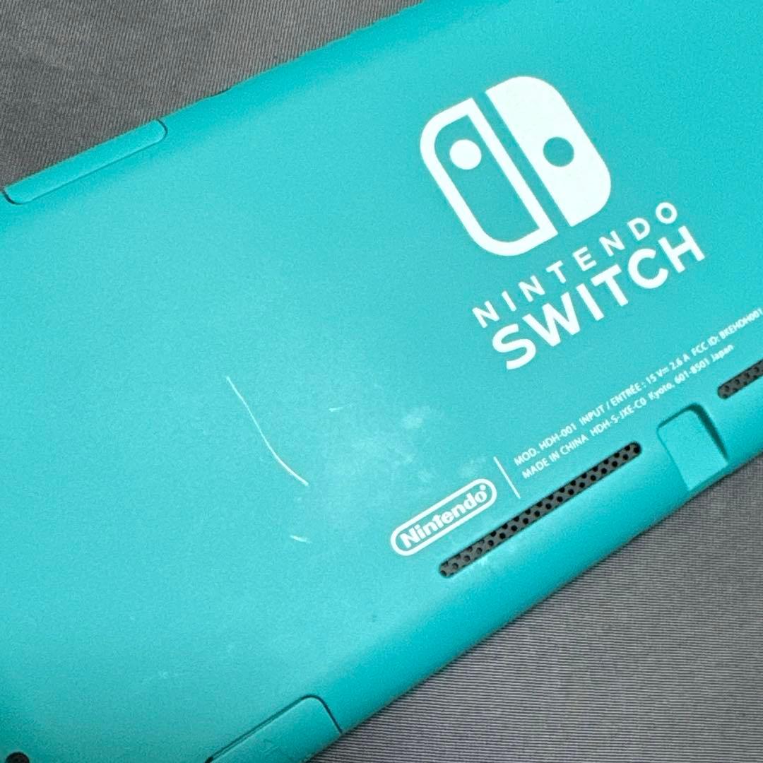 Nintendo Switch Lite 青ブルーターコイズ本体 充電器　ケース