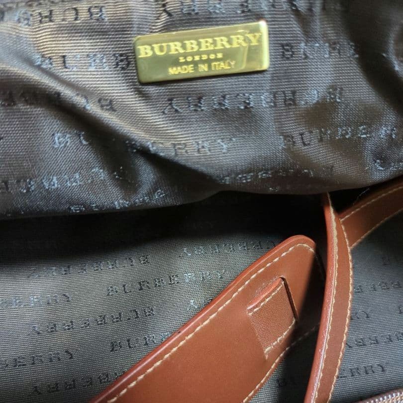 BURBERRY　ボストンバッグ　大容量　ノバチェック　男女兼用