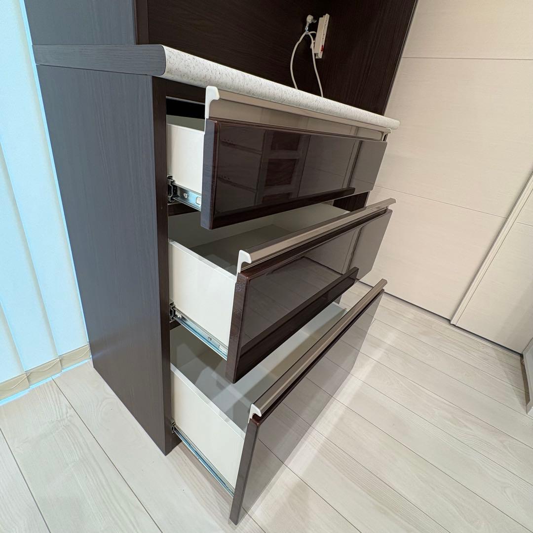 【送料込】キッチンボード 食器棚