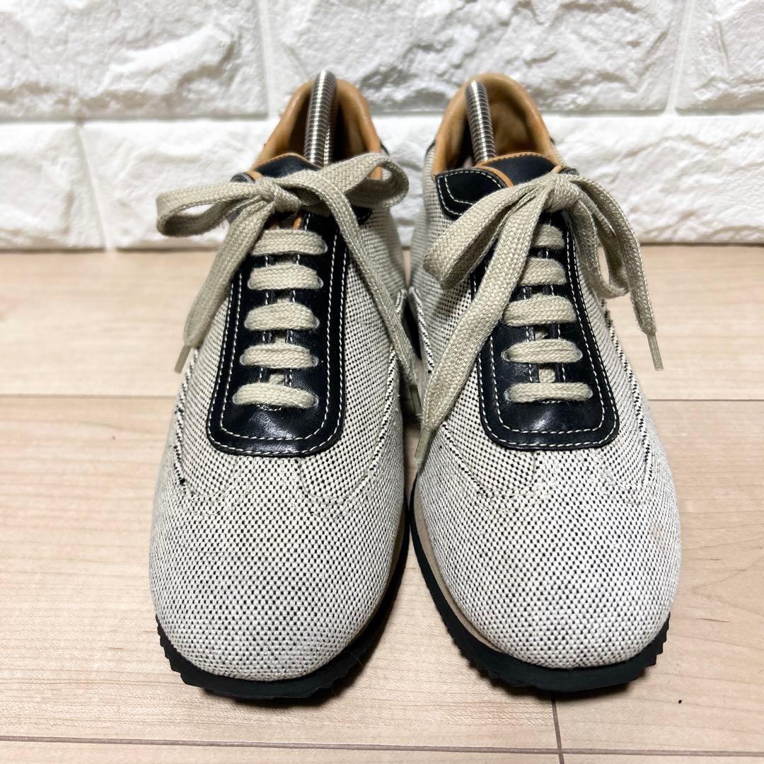 HERMES エルメス クイック トワルアッシュ　キャンバス 23.5cm