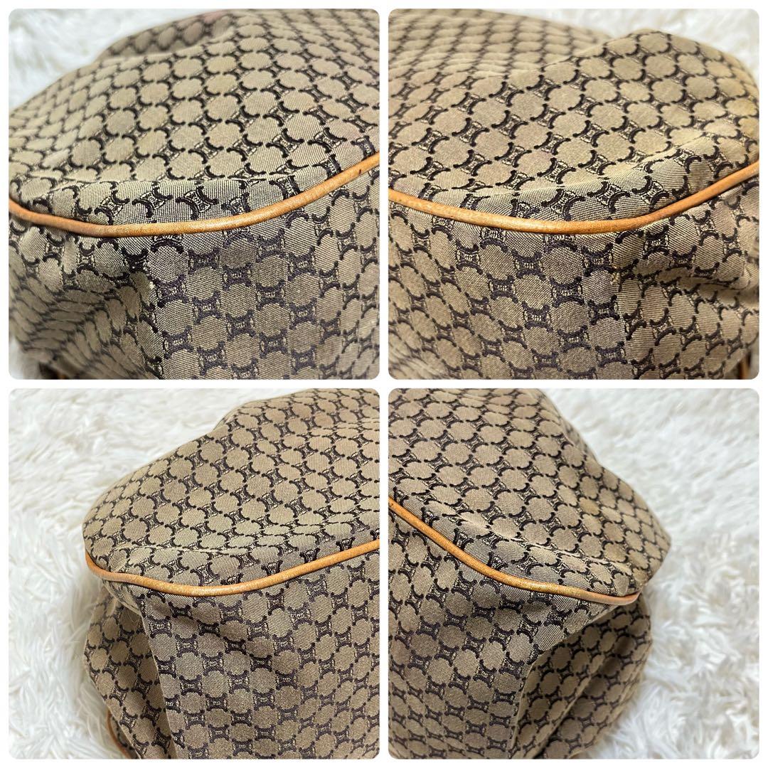 オールド　セリーヌ　ヴィンテージ　マカダム柄　ポーチ　クラッチバッグ　がま口