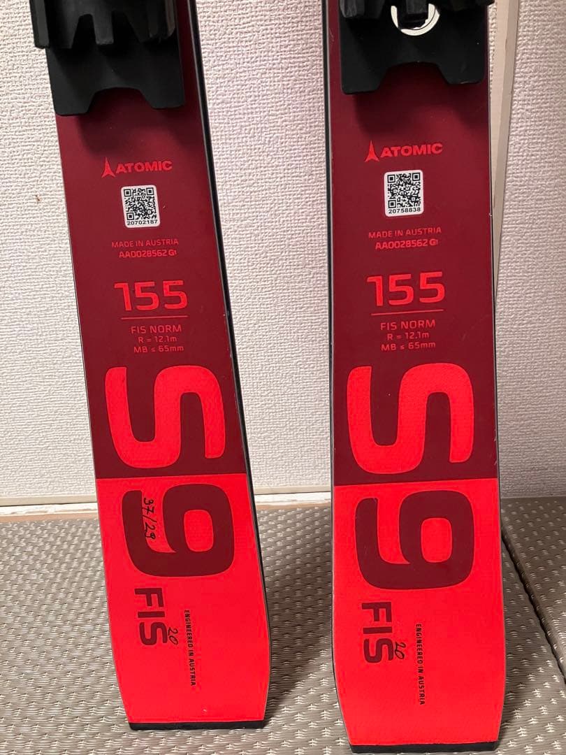 スキー ATOMIC Redster S9 FIS 155cm + X12 VAR