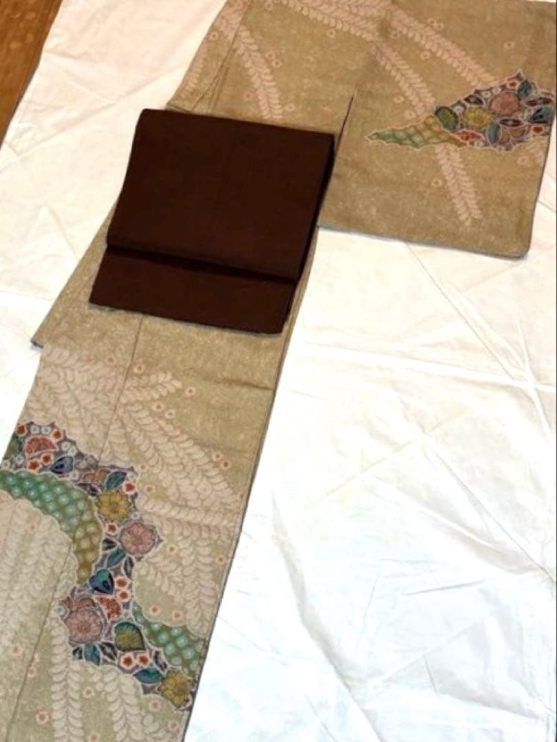 美品‼︎辻ヶ花模様　正絹　訪問着　Sサイズ　落款有り　やまと謹製