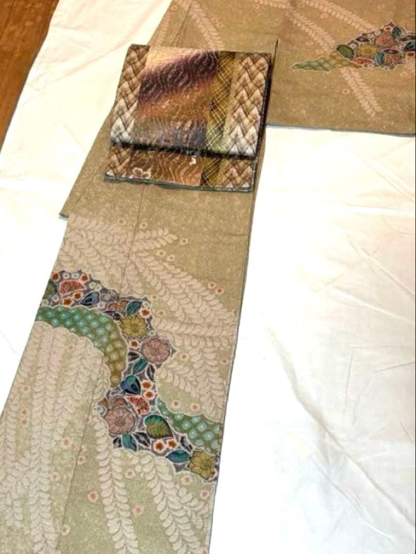 美品‼︎辻ヶ花模様　正絹　訪問着　Sサイズ　落款有り　やまと謹製