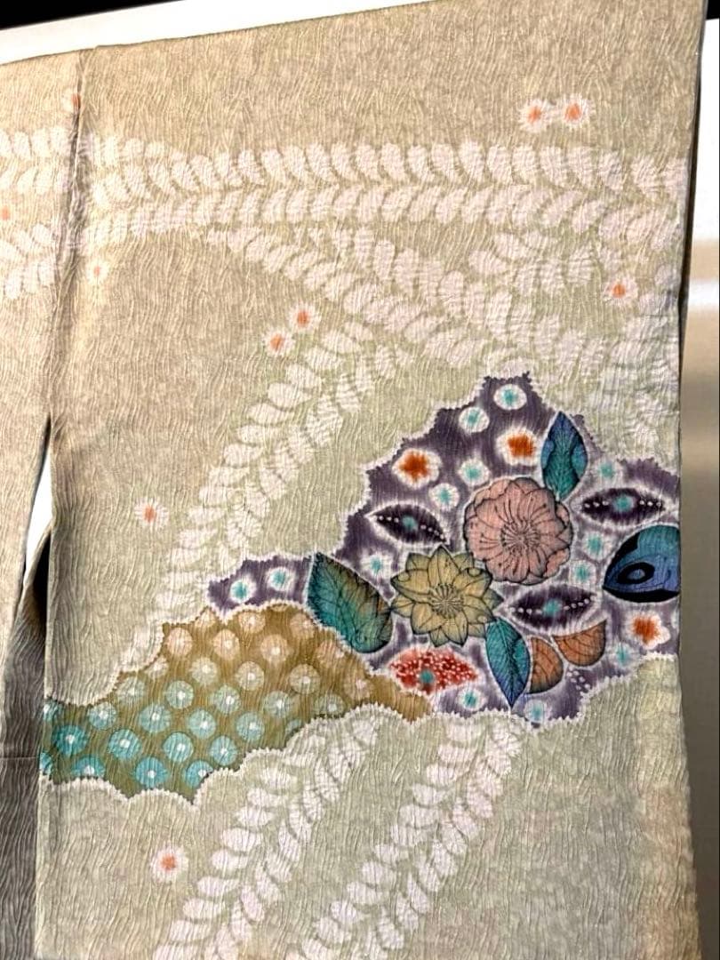 美品‼︎辻ヶ花模様　正絹　訪問着　Sサイズ　落款有り　やまと謹製