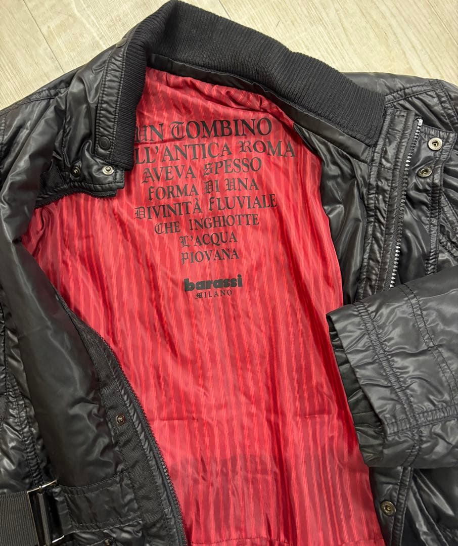 【極美品希少!! 】バラシbarassi ダウンジャケット ベルト 48 L