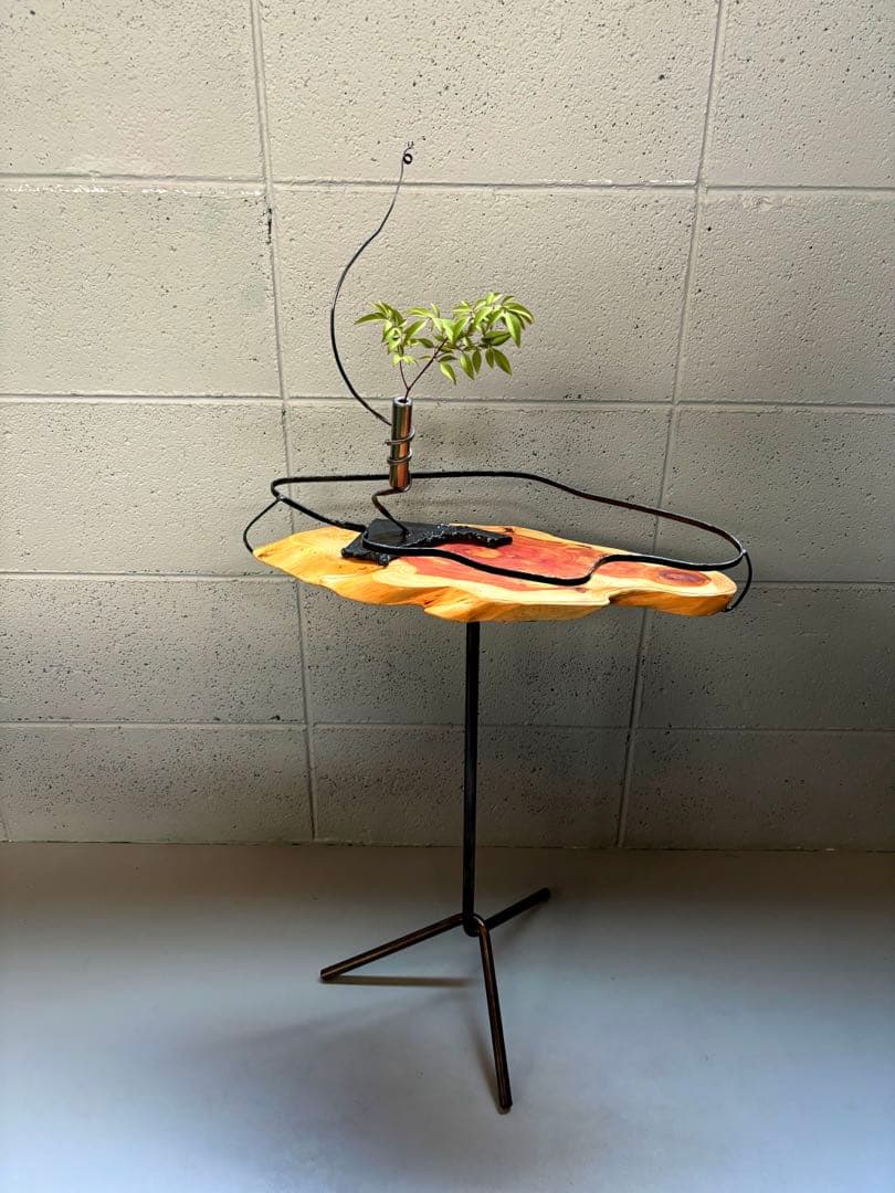 貝塚伊吹サイドテーブルコーヒーテーブルナイトテーブル観葉植物一輪挿ハンドメイド