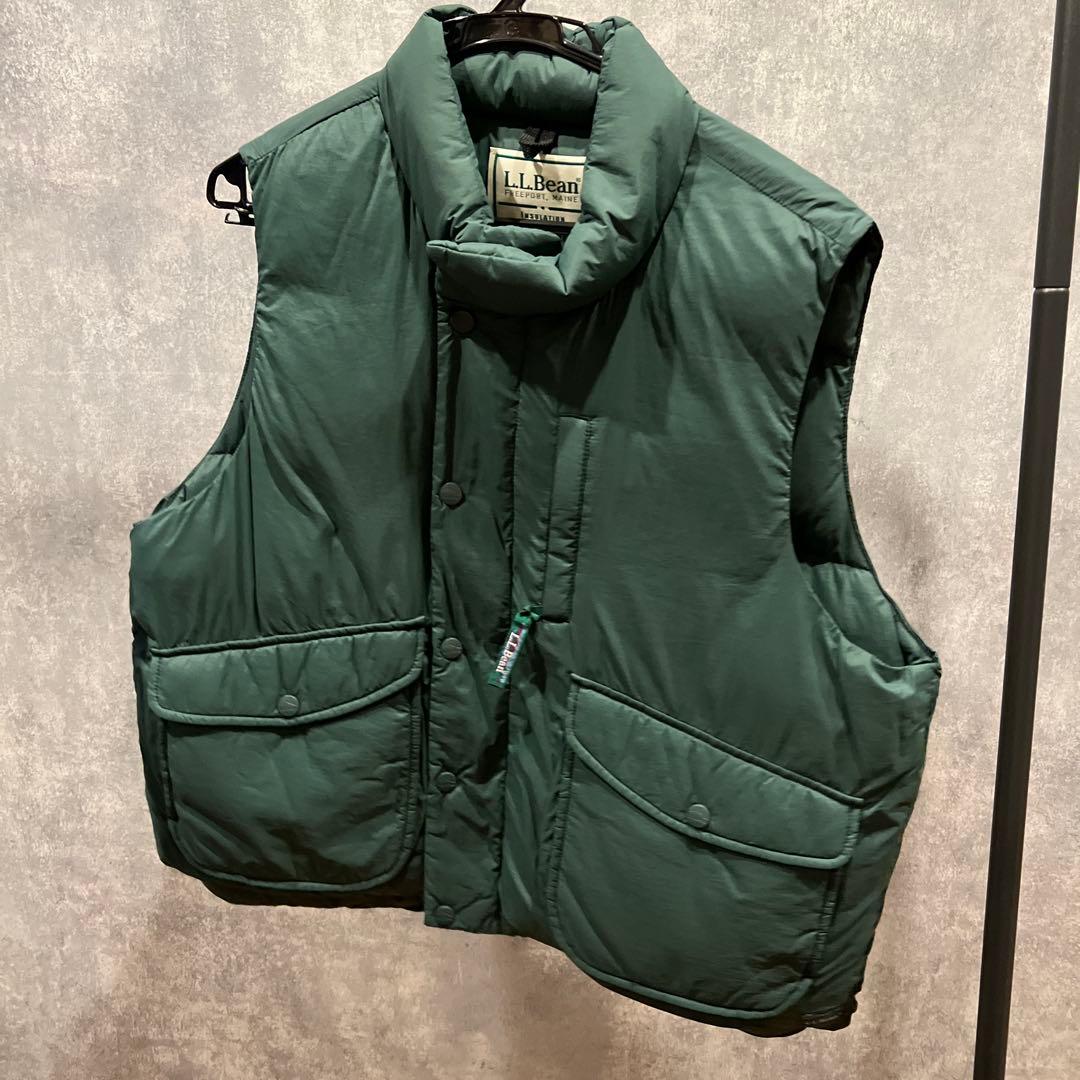 L.L.Bean ダウンベスト M ダークグリーン