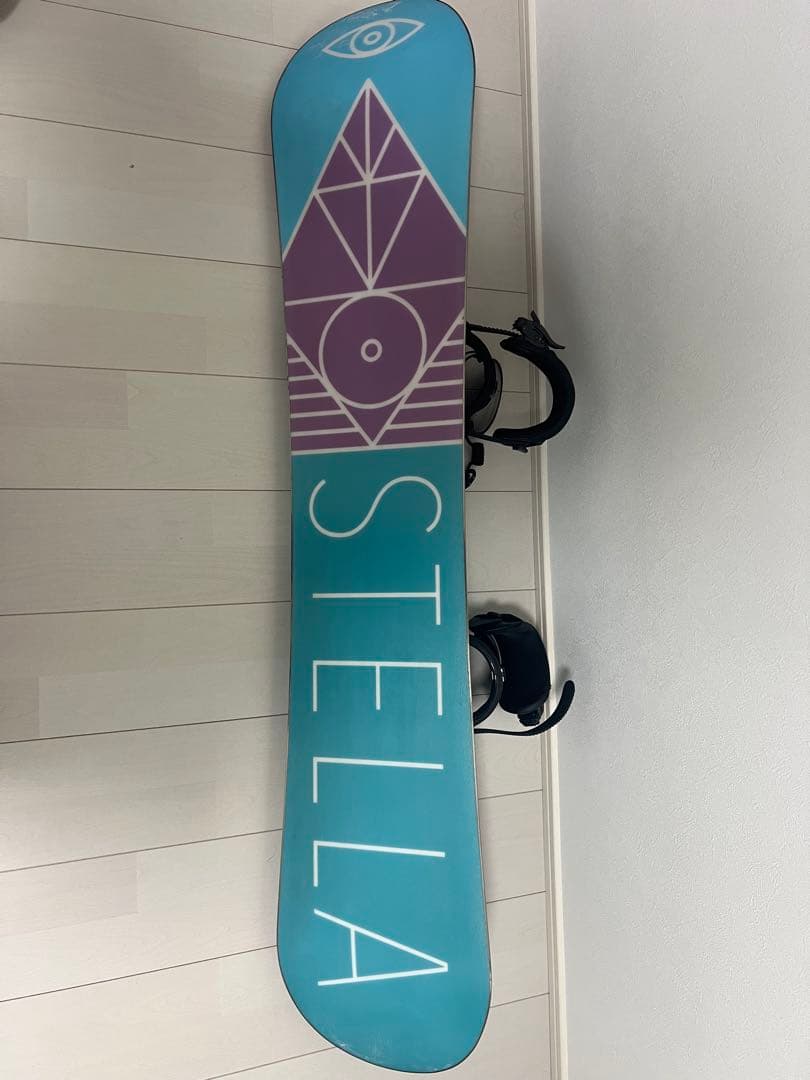 STELLA ELEMENT スノーボード ビンディング付き140cmレディース