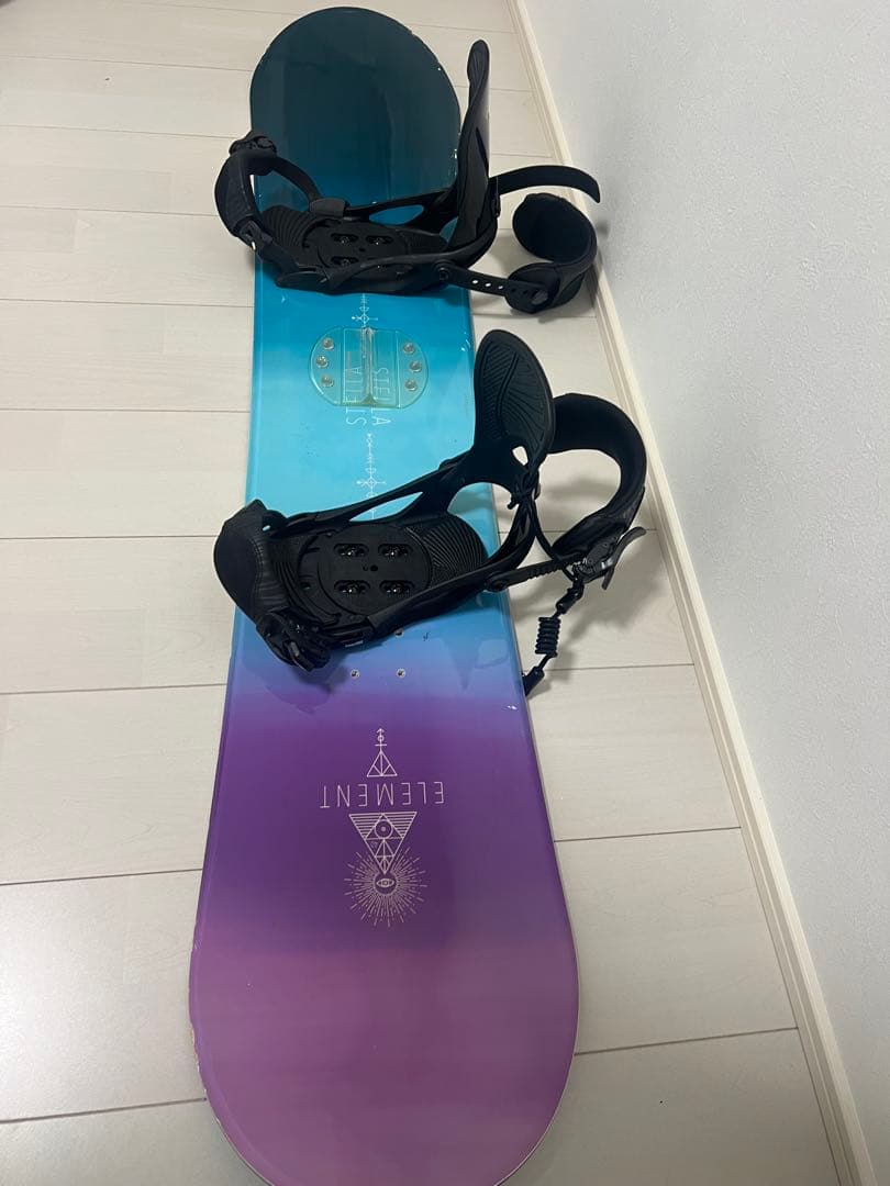 STELLA ELEMENT スノーボード ビンディング付き140cmレディース