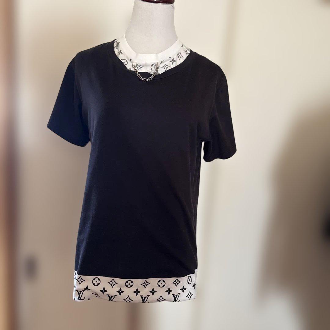 も*も様 クリスマスセール‼️Louis Vuitton 半袖Tシャツ M 黒/