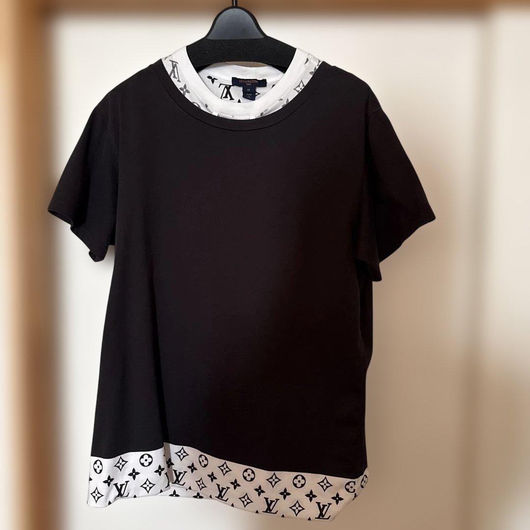 も*も様 クリスマスセール‼️Louis Vuitton 半袖Tシャツ M 黒/