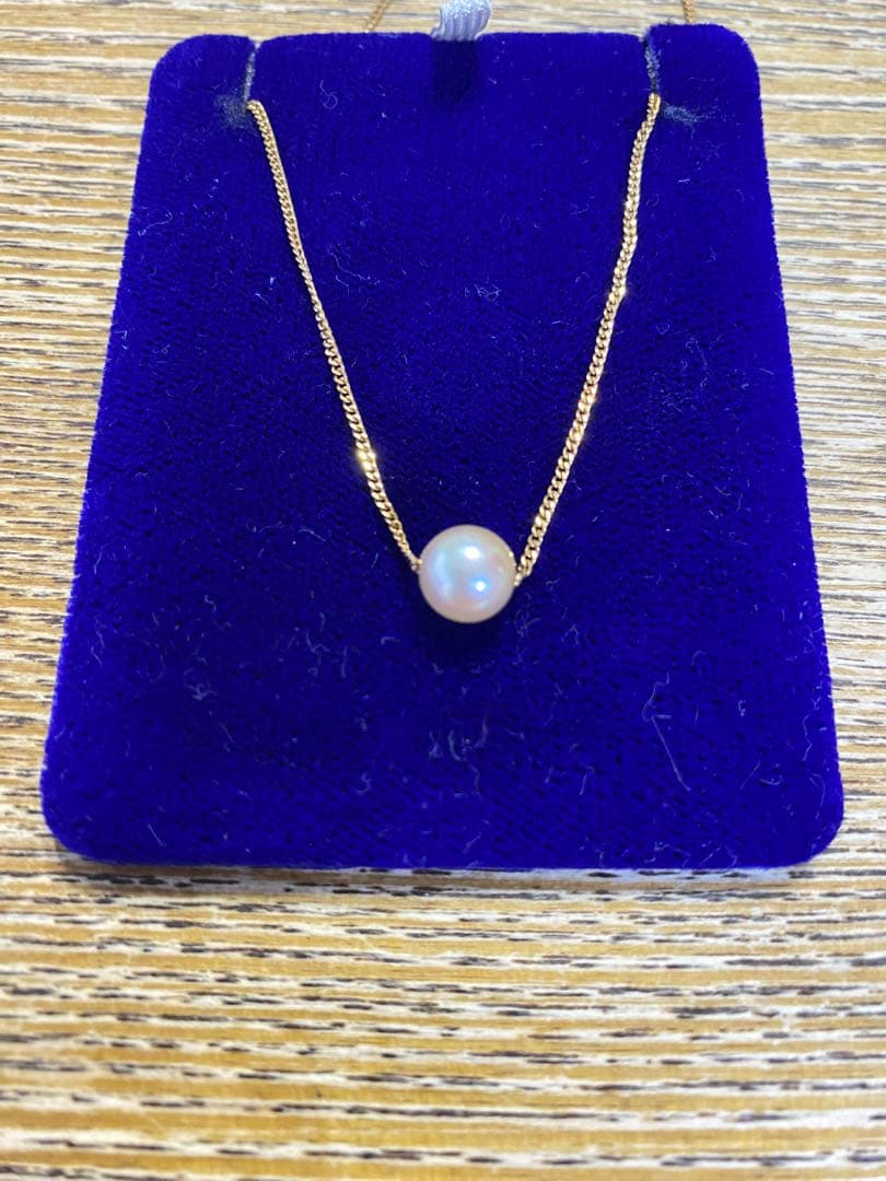 パールネックレス　18金