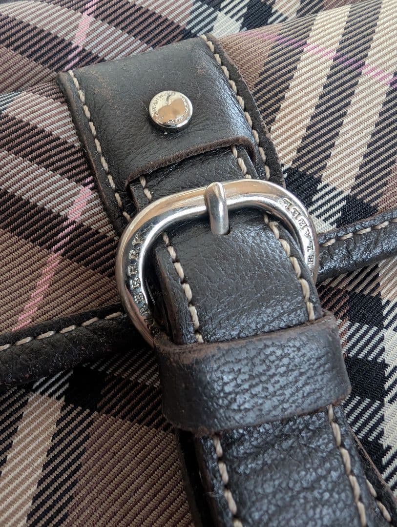 B*Y様 BURBERRY BLUE LABEL ブラウン ショルダーバッグ 【