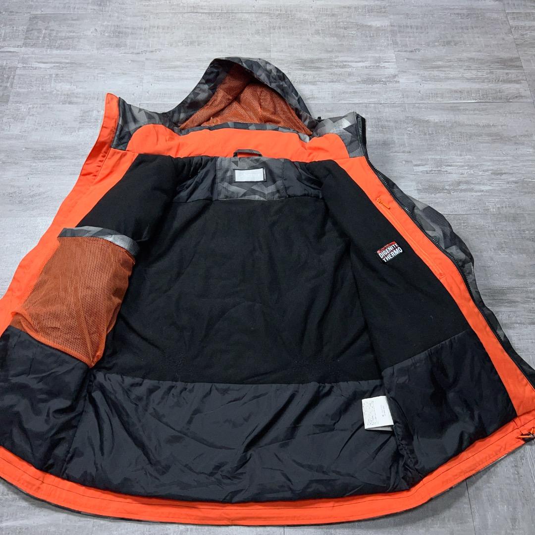 美品★ phenix フェニックス スキーウェア メンズO 総柄 黒 近年モデル