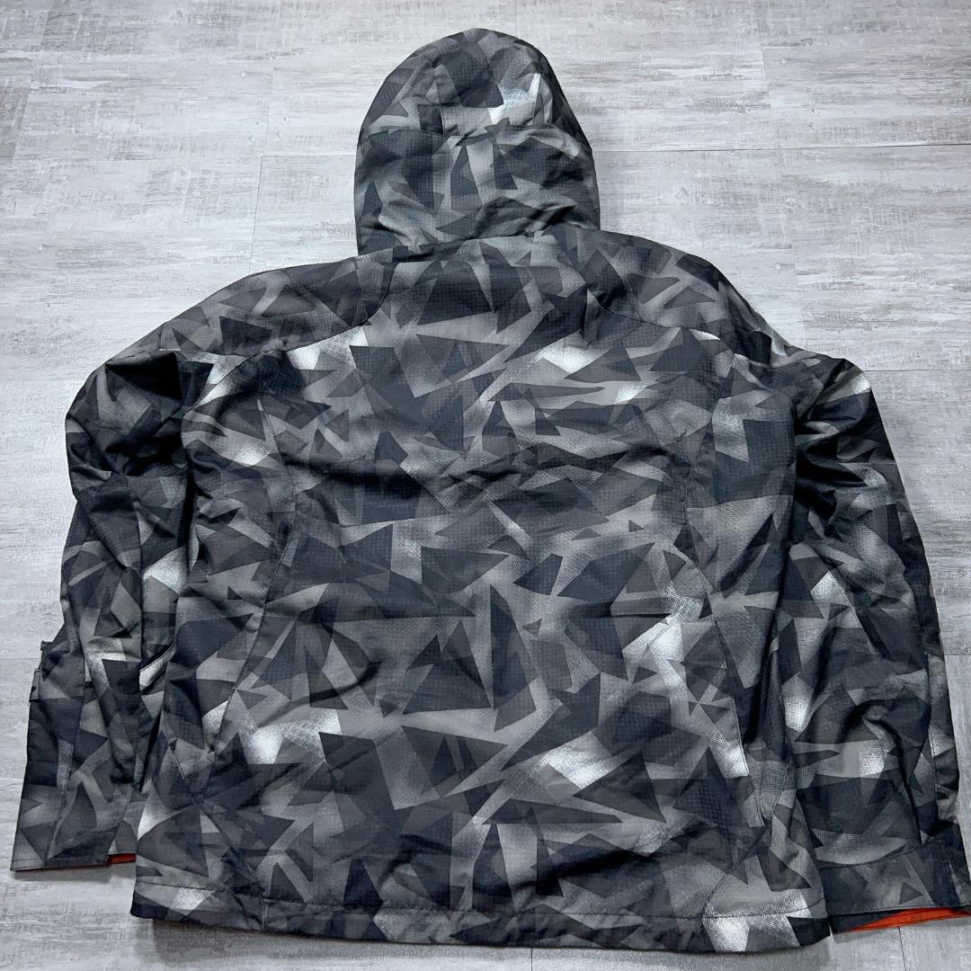 美品★ phenix フェニックス スキーウェア メンズO 総柄 黒 近年モデル