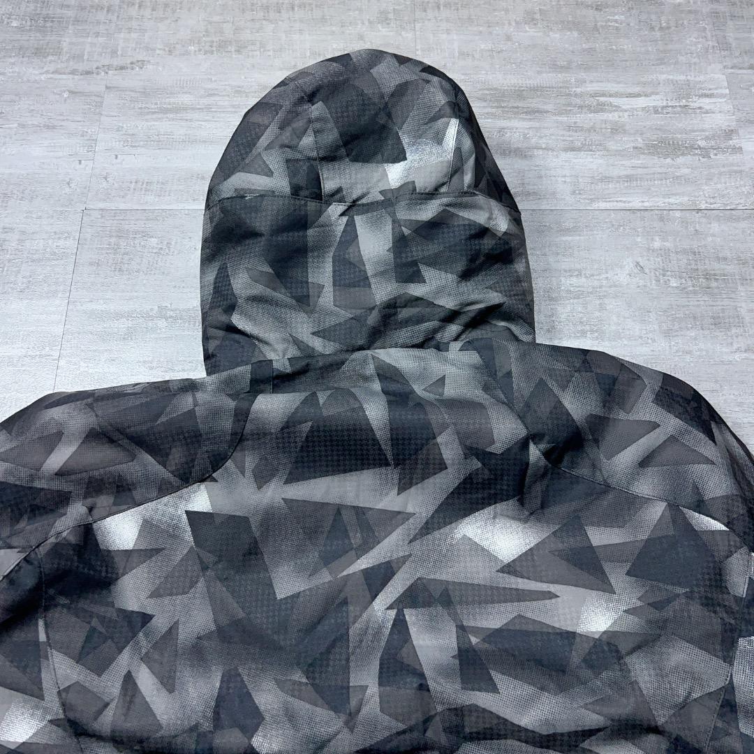 美品★ phenix フェニックス スキーウェア メンズO 総柄 黒 近年モデル