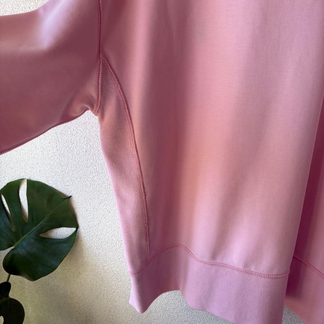 美品 POLO RALPH LAUREN ロゴ刺繍 スウェット ピンク Mサイズ