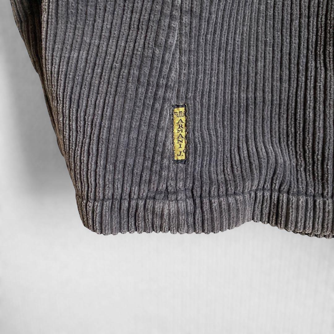 90s Armani Jeans フレンチ風 太畝コーデュロイジャケット 52