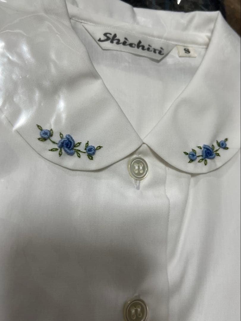 現行品　七里久美子　ジャンパースカート　新品ブラウスセット