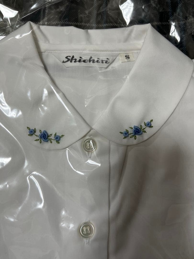 現行品　七里久美子　ジャンパースカート　新品ブラウスセット