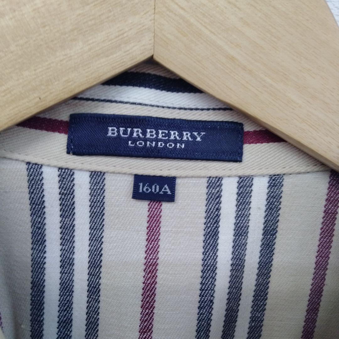 バーバリーノースリーブひざ丈ワンピース