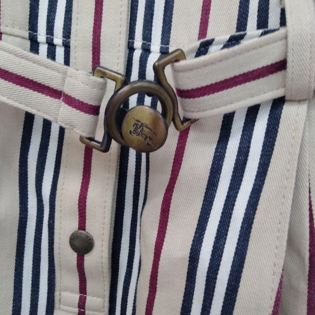 バーバリーノースリーブひざ丈ワンピース