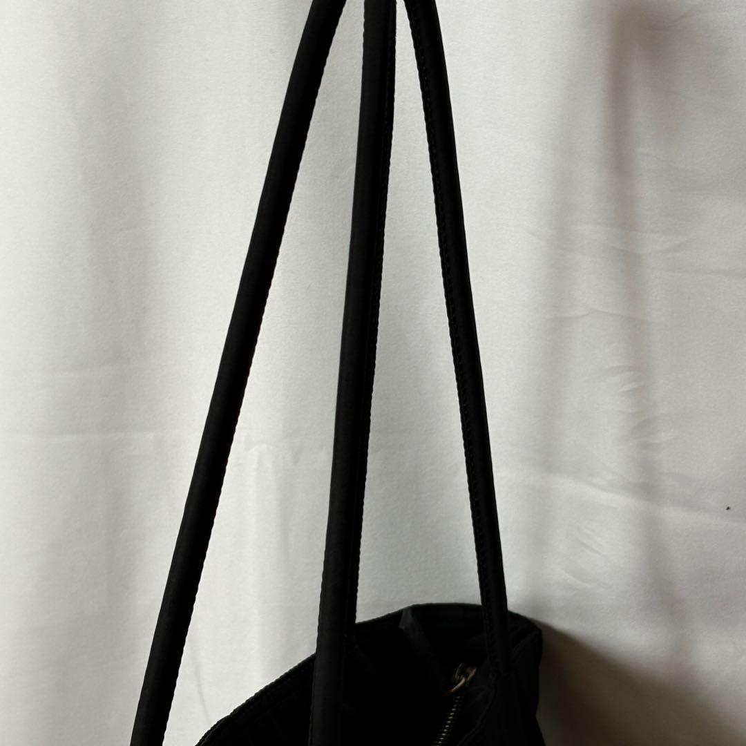 PRADA ナイロン トートバッグ レザー切替 ブラック