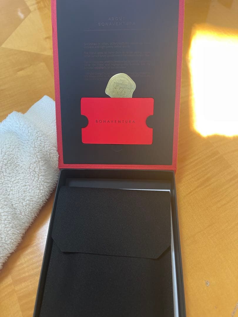 Bonaventura 手帳型 iPhone16proケース ブラック