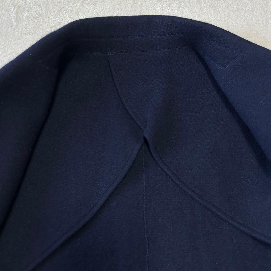 美品 D/him ダブルスタンダード カシミヤ100% ダブルジャケット48 紺