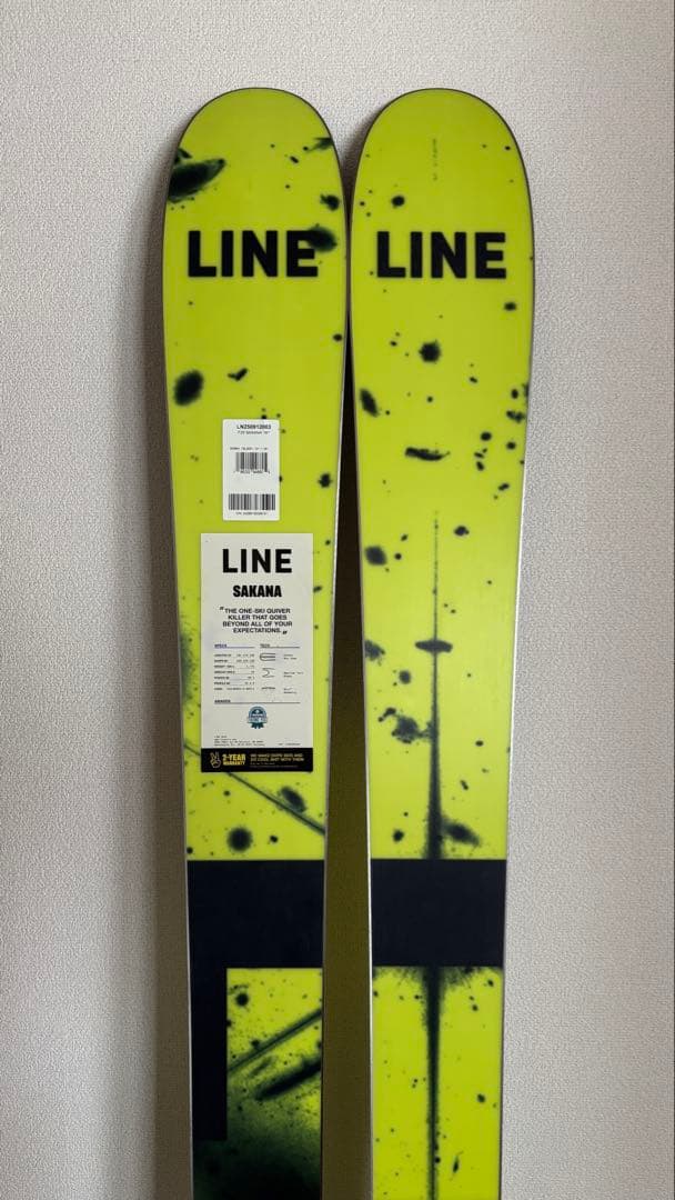 2026ニューモデル　LINE SKI SAKANA 181cm 新品未使用